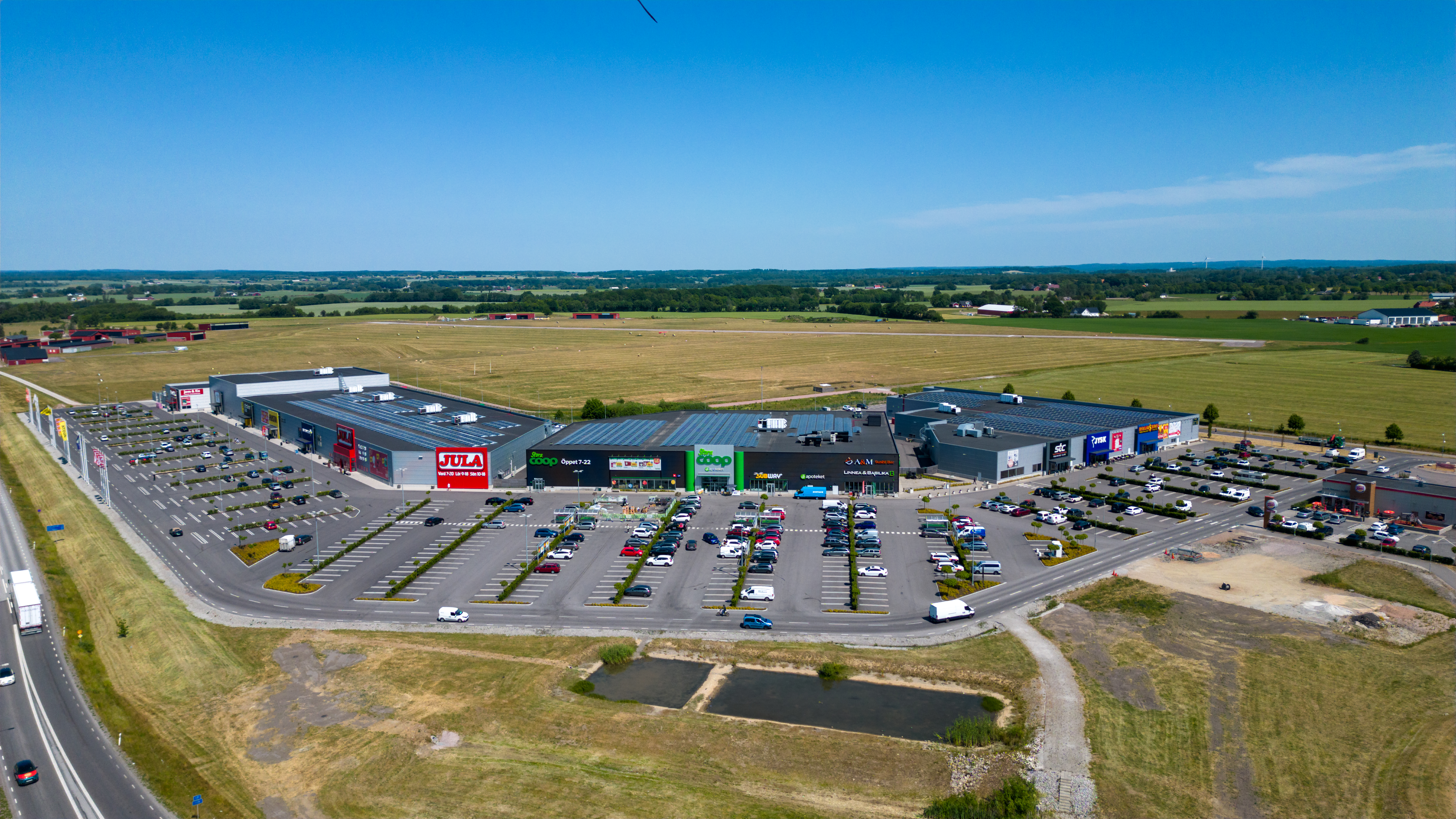 Handelsområde förvaltat av Mims Invest